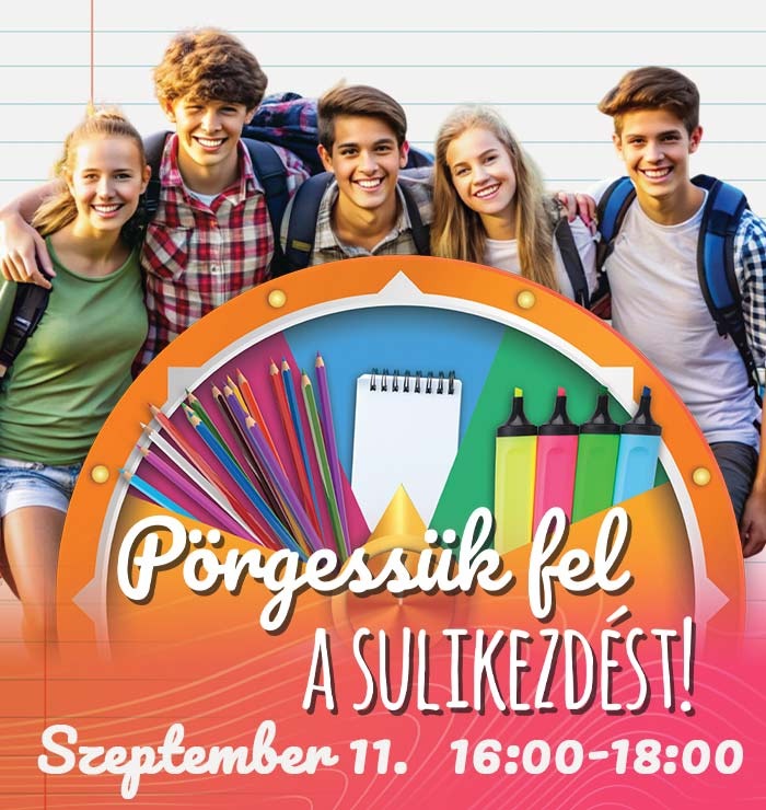 Pörgessük fel a sulikezdést!